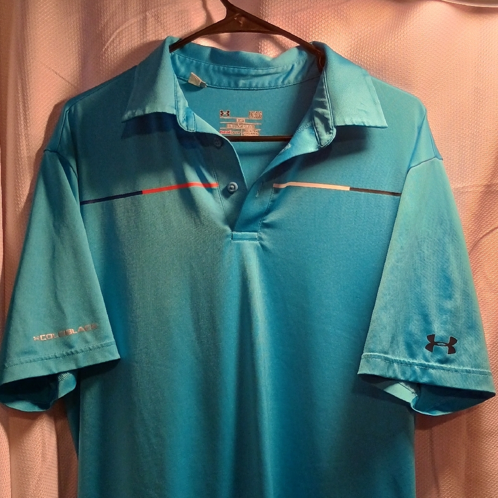 Under Armour Men's Blue Polo Shirt